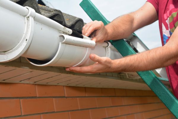 Large Gutter Repair in Milford