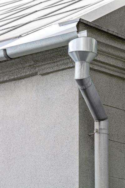Galvanized Gutter Installation in Milford