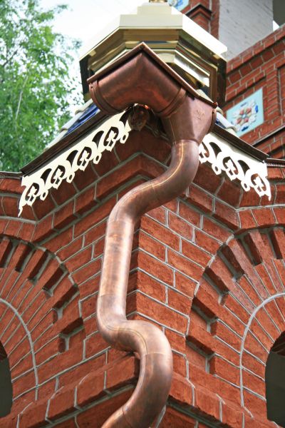 Church Downspout Installation in Milford